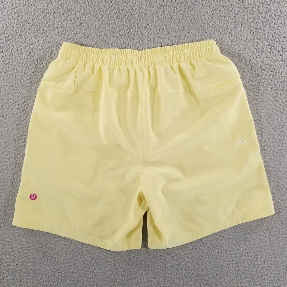 Lululemon Swim Shorts Mens Medium Yellow Pool Shorts 7